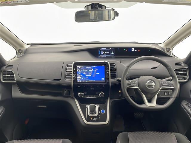 セレナ e-パワー ハイウェイスターV 禁煙車 純正9型ナビ CD DVD BTオーディオ フルセグTV 全方位カメラ クルーズコントロール 両側パワースライドドア ステアリングヒーター 前席シートヒーター ドライブレコーダー ETC(2枚目)