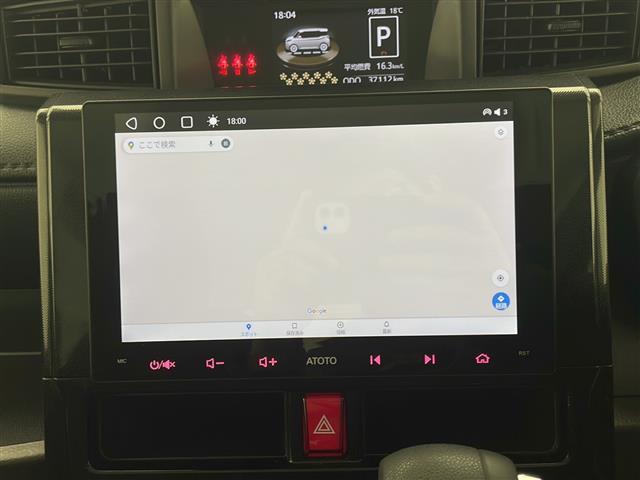 ルーミー G 禁煙車 衝突被害軽減ブレーキ 社外ディスプレイオーディオ 両側電動スライドドア オートマチックハイビーム クリアランスソナー オートエアコン 前席シートヒーター 純正LEDオートライト スマートキー(3枚目)