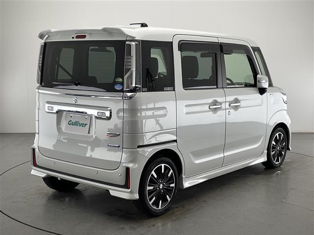 スペーシアカスタム ハイブリッドXSターボ 禁煙 スズキセーフティサポート レーダークルーズコントロール コーナーセンサー 両側パワースライドドア 合皮シート シートヒーター パドルシフト LEDヘッドライト アイドリングストップ スマートキー(38枚目)