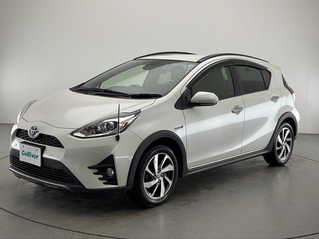 アクア クロスオーバー　グラム　禁煙　トヨタセーフティーセンス　パーキングサポートブレーキ　クリアランスソナー　純正９インチＳＤナビ　フルセグＴＶ　バックカメラ　ハーフレザーシート　前後ドライブレコーダー　ビルトインＥＴＣ　ナビ取説（35枚目）