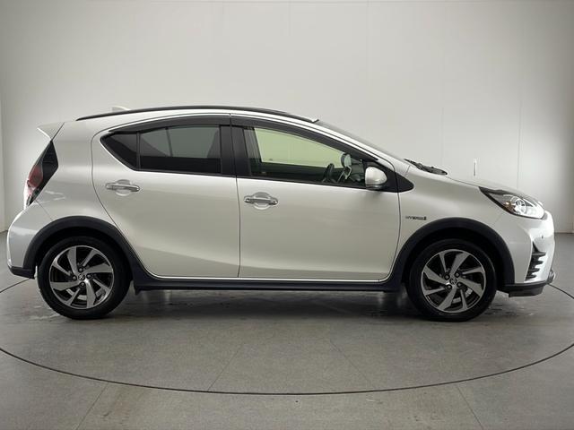 アクア クロスオーバー　グラム　禁煙　トヨタセーフティーセンス　パーキングサポートブレーキ　クリアランスソナー　純正９インチＳＤナビ　フルセグＴＶ　バックカメラ　ハーフレザーシート　前後ドライブレコーダー　ビルトインＥＴＣ　ナビ取説（39枚目）