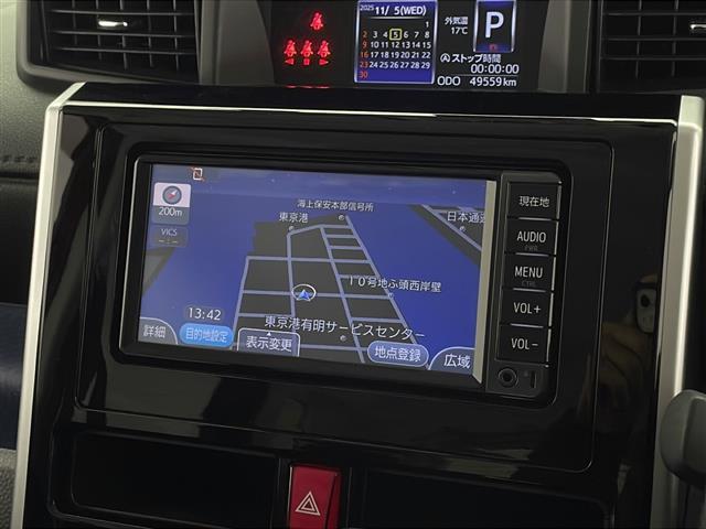 タンク カスタムＧ　Ｓ　禁煙車　衝突被害軽減ブレーキ　純正ナビＴＶ　両側電動スライド　クルーズコントロール　クリアランスソナー　オートエアコン　ウインカードアミラー　前席シートヒーター　プッシュエンジンスタート　純正ＥＴＣ（3枚目）