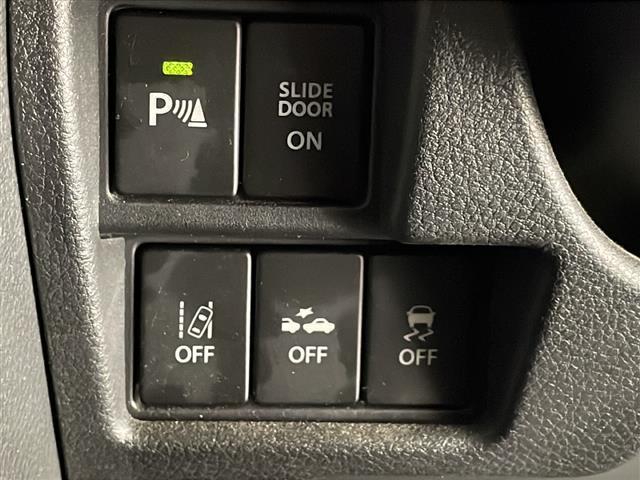 スペーシアカスタム ハイブリッドXSターボ 社外ナビ 両側パワースライドドア クルーズコントロール 衝突軽減ブレーキ 横滑り防止装置 車線逸脱警報 電動格納ミラー ステアリングスイッチ コーナーセンサー ハーフレザー シートヒーター(7枚目)