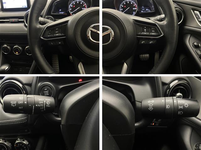 ＣＸ－３ ２０Ｓ　プロアクティブ　Ｓパッケージ　禁煙　スマートブレーキサポート　ブラインドスポットモニター　コーナーセンサー　純正７インチナビ　フルセグＴＶ　全方位カメラ　ハーフレザーシート　シートヒーター　ハンドルヒーター　パドルシフト　ＥＴＣ（15枚目）