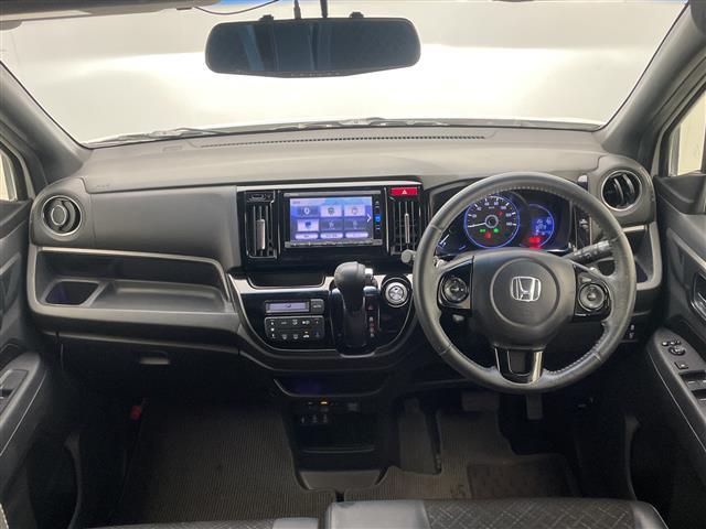 Ｎ－ＷＧＮカスタム Ｇ・ターボパッケージ　禁煙車　純正ナビＴＶ　バックカメラ　クルーズコントロール　ウインカードアミラー　ハーフレザーシート　純正エアロ　純正キセノンオートライト　純正フォグ　純正１４インチアルミ　プッシュエンジンスタート（2枚目）