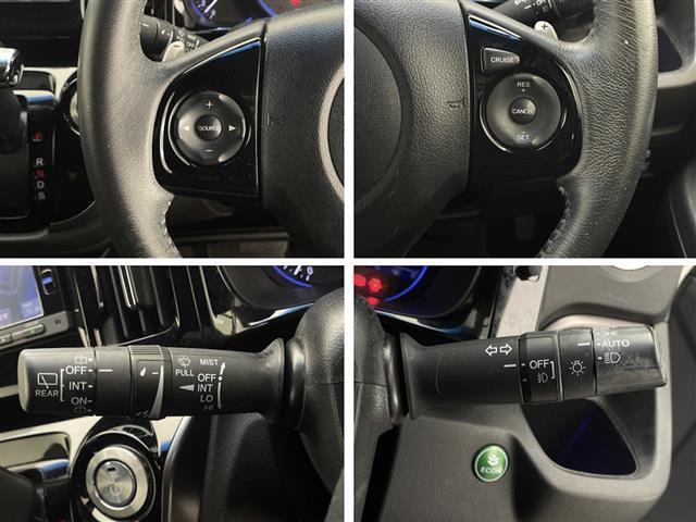 Ｎ－ＷＧＮカスタム Ｇ・ターボパッケージ　禁煙車　純正ナビＴＶ　バックカメラ　クルーズコントロール　ウインカードアミラー　ハーフレザーシート　純正エアロ　純正キセノンオートライト　純正フォグ　純正１４インチアルミ　プッシュエンジンスタート（16枚目）