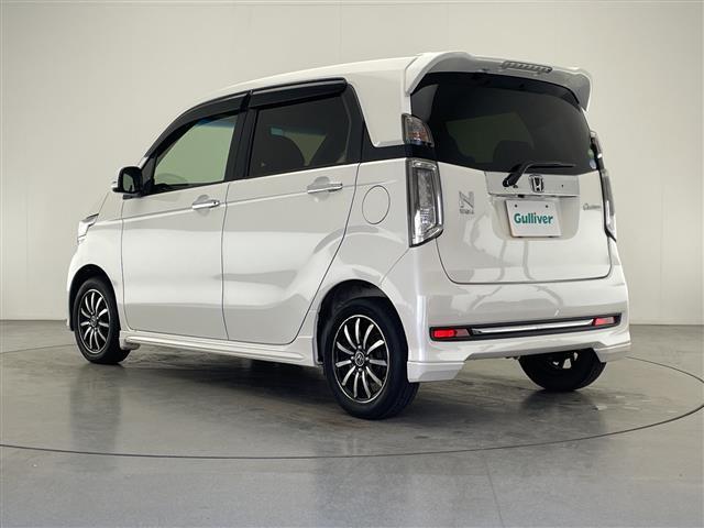 Ｎ－ＷＧＮカスタム Ｇ・ターボパッケージ　禁煙車　純正ナビＴＶ　バックカメラ　クルーズコントロール　ウインカードアミラー　ハーフレザーシート　純正エアロ　純正キセノンオートライト　純正フォグ　純正１４インチアルミ　プッシュエンジンスタート（36枚目）