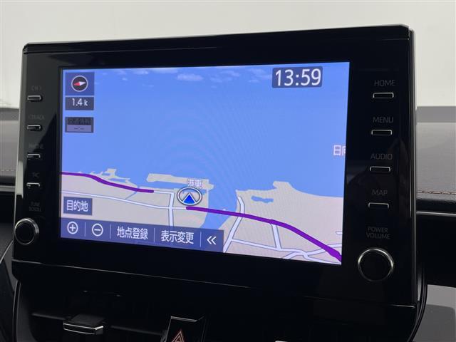 カローラツーリング ハイブリッド ダブルバイビー 禁煙 モデリスタフルエアロ トヨタセーフティーセンス ブラインドスポットモニター 純正9インチナビ フルセグTV バックカメラ ハーフレザーシート シートヒーター ハンドルヒーター ビルトインETC(3枚目)