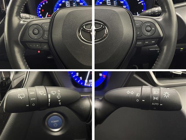 カローラツーリング ハイブリッド ダブルバイビー 禁煙 モデリスタフルエアロ トヨタセーフティーセンス ブラインドスポットモニター 純正9インチナビ フルセグTV バックカメラ ハーフレザーシート シートヒーター ハンドルヒーター ビルトインETC(14枚目)