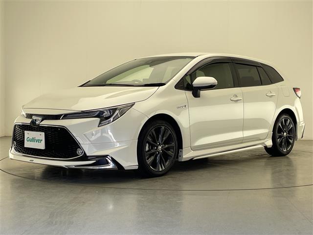カローラツーリング ハイブリッド ダブルバイビー 禁煙 モデリスタフルエアロ トヨタセーフティーセンス ブラインドスポットモニター 純正9インチナビ フルセグTV バックカメラ ハーフレザーシート シートヒーター ハンドルヒーター ビルトインETC(28枚目)