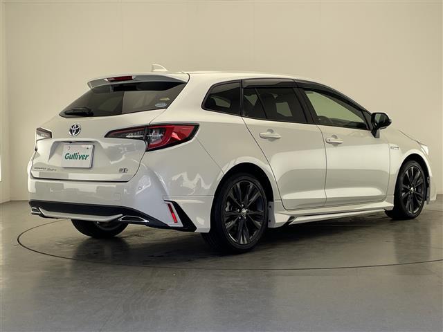 カローラツーリング ハイブリッド ダブルバイビー 禁煙 モデリスタフルエアロ トヨタセーフティーセンス ブラインドスポットモニター 純正9インチナビ フルセグTV バックカメラ ハーフレザーシート シートヒーター ハンドルヒーター ビルトインETC(30枚目)