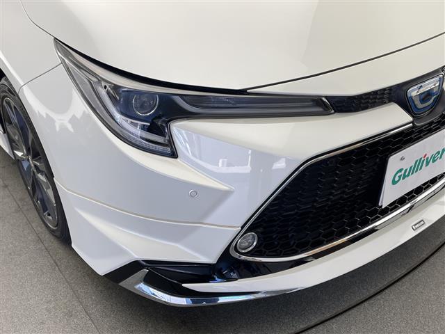 カローラツーリング ハイブリッド ダブルバイビー 禁煙 モデリスタフルエアロ トヨタセーフティーセンス ブラインドスポットモニター 純正9インチナビ フルセグTV バックカメラ ハーフレザーシート シートヒーター ハンドルヒーター ビルトインETC(38枚目)