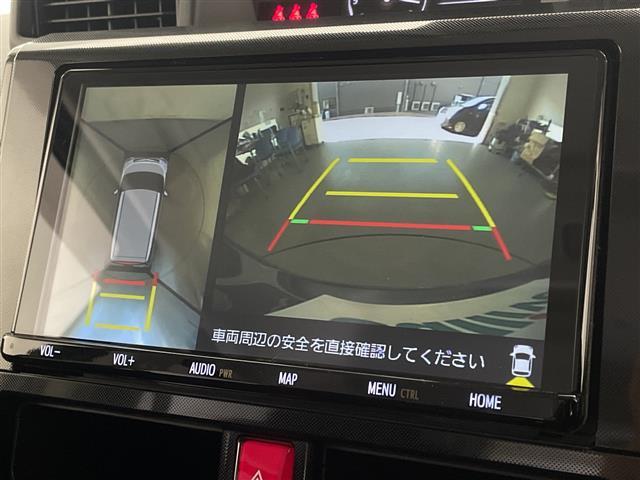 ルーミー G 禁煙車 衝突被害軽減ブレーキ 純正9型ナビTV パノラミックビューモニター 両側電動スライドドア オートエアコン クリアランスソナー ウインカードアミラー 純正LEDオートライト スマートキー ETC(4枚目)