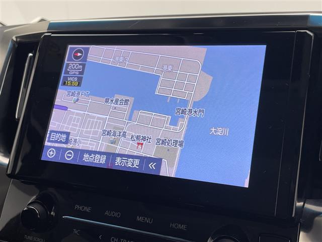 アルファード 2.5S Cパッケージ 禁煙車 サンルーフ トヨタセーフティセンス 純正ディスプレイオーディオナビTV CD DVD Bluetooth フルセグTV 純正リアフリップダウンモニター 純正ビルトインETC 純正ドラレコ(3枚目)