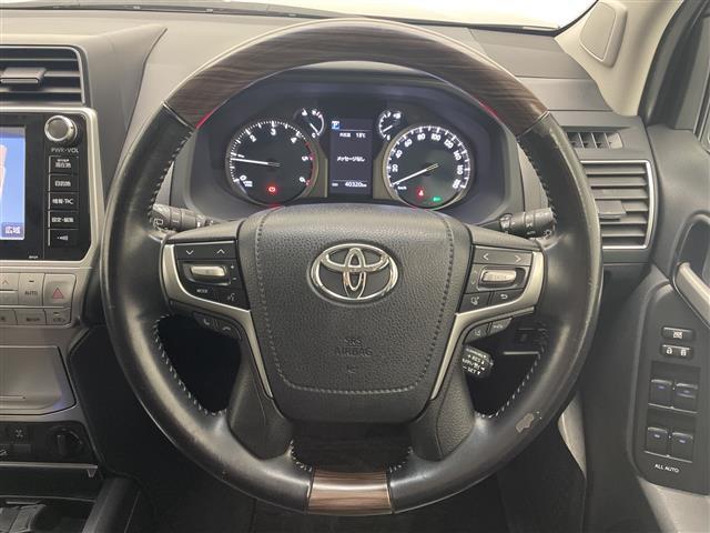 ランドクルーザープラド TX Lパッケージ 禁煙車 トヨタセーフティセンス 純正8型ナビTV バックカメラ サンルーフ 黒本革シート 3列シート7人乗り アダプティブクルーズコントロール パワーシート エアシート プッシュエンジンスタート(15枚目)