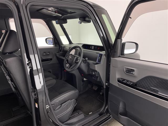 タント カスタムRS 社外ナビ CD FM/AM 両側パワースライドドア コーナセンサー アイドリングストップ ハーフレザーシート オートライト ドライブレコーダー スマートキー プッシュスタート ETC純正フロアーマット(18枚目)