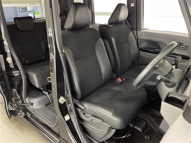 タント カスタムRS 社外ナビ CD FM/AM 両側パワースライドドア コーナセンサー アイドリングストップ ハーフレザーシート オートライト ドライブレコーダー スマートキー プッシュスタート ETC純正フロアーマット(19枚目)