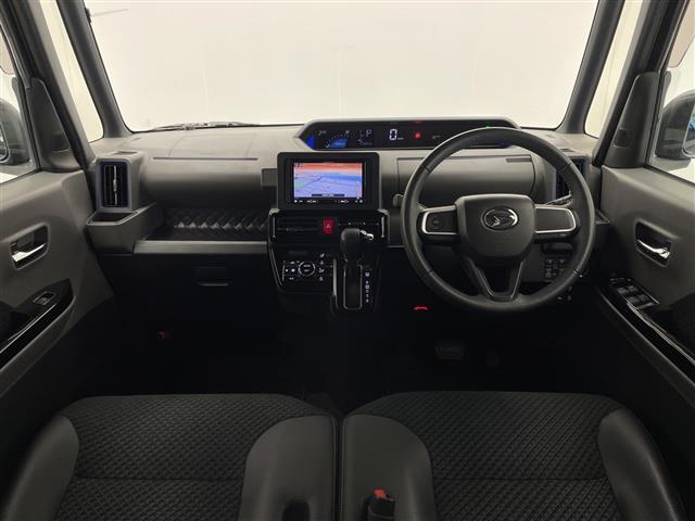 タント カスタムRS 社外ナビ CD FM/AM 両側パワースライドドア コーナセンサー アイドリングストップ ハーフレザーシート オートライト ドライブレコーダー スマートキー プッシュスタート ETC純正フロアーマット(42枚目)