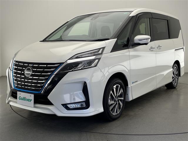 セレナ e-パワー ハイウェイスターV 禁煙車 プロパイロット エマージェンシーブレーキ LDW LDP BSW BSI 速度標識表示 道路標識 コーナーセンサー 純正ナビ フルセグTV フリップダウンモニター 両側パワースライドドアETC(28枚目)