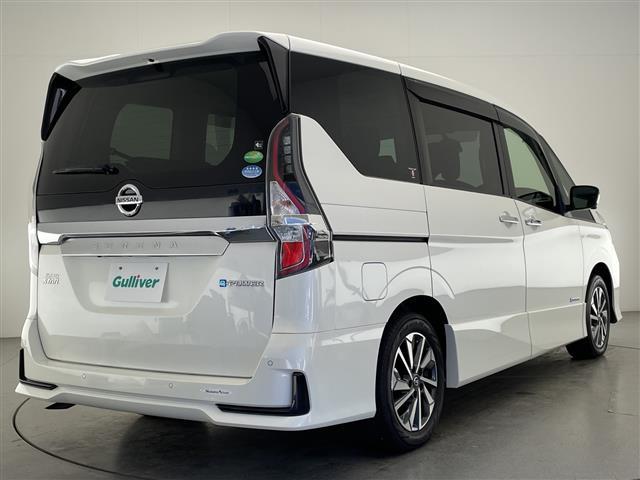 セレナ e-パワー ハイウェイスターV 禁煙車 プロパイロット エマージェンシーブレーキ LDW LDP BSW BSI 速度標識表示 道路標識 コーナーセンサー 純正ナビ フルセグTV フリップダウンモニター 両側パワースライドドアETC(30枚目)