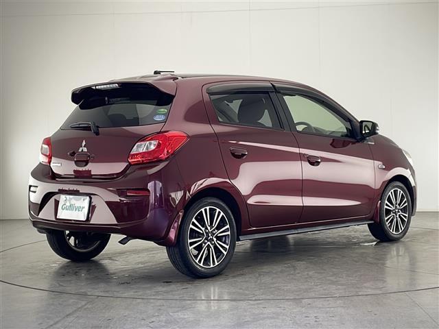 ミラージュ G 禁煙車 衝突被害軽減ブレーキ 社外ナビTV バックカメラ ETC スマートキー プッシュエンジンスタート 純正15インチアルミ オートエアコン アイドリングストップ 電動格納ミラー ドアバイザー(31枚目)