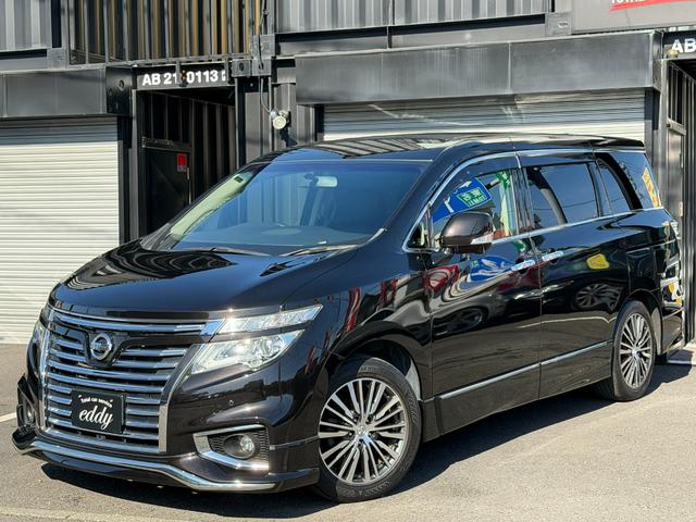 エルグランド ２５０ハイウェイスターＳ　メーカーＯＰナビ　アラウンドビューモニター　リアエンターテイメント　両側パワードア　パワーバックドア　ＬＥＤヘッドライト　ビルトインＥＴＣ　Ｂｌｕｅｔｏｏｔｈ　フロントスポイラー　ハーフレザーシート（77枚目）