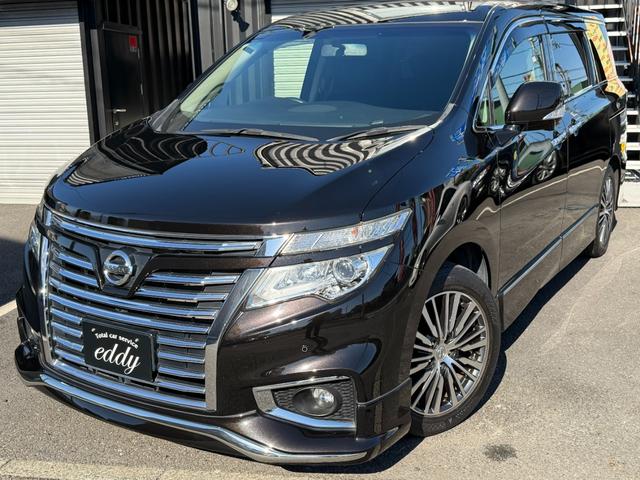 エルグランド ２５０ハイウェイスターＳ　メーカーＯＰナビ　アラウンドビューモニター　リアエンターテイメント　両側パワードア　パワーバックドア　ＬＥＤヘッドライト　ビルトインＥＴＣ　Ｂｌｕｅｔｏｏｔｈ　フロントスポイラー　ハーフレザーシート（78枚目）