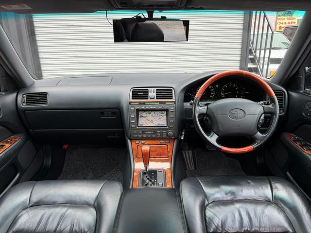 セルシオ B仕様 eRバージョン 純正202ブラック サンルーフ 黒革シート 純正OPメッキAW 寒冷地仕様 バックフォグ タイミングベルト交換済 エンジンスターター 純正マルチ ETC クルーズコントロール コンビハンドル HID(11枚目)