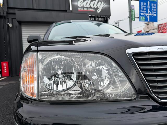 セルシオ B仕様 eRバージョン 純正202ブラック サンルーフ 黒革シート 純正OPメッキAW 寒冷地仕様 バックフォグ タイミングベルト交換済 エンジンスターター 純正マルチ ETC クルーズコントロール コンビハンドル HID(25枚目)