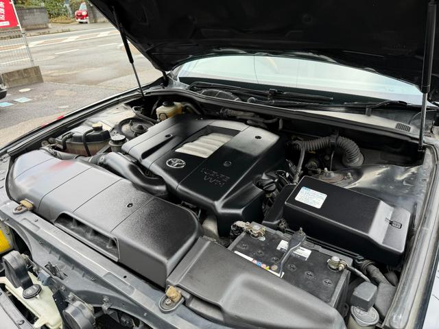 セルシオ B仕様 eRバージョン 純正202ブラック サンルーフ 黒革シート 純正OPメッキAW 寒冷地仕様 バックフォグ タイミングベルト交換済 エンジンスターター 純正マルチ ETC クルーズコントロール コンビハンドル HID(58枚目)