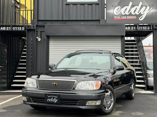 セルシオ B仕様 eRバージョン 純正202ブラック サンルーフ 黒革シート 純正OPメッキAW 寒冷地仕様 バックフォグ タイミングベルト交換済 エンジンスターター 純正マルチ ETC クルーズコントロール コンビハンドル HID(78枚目)