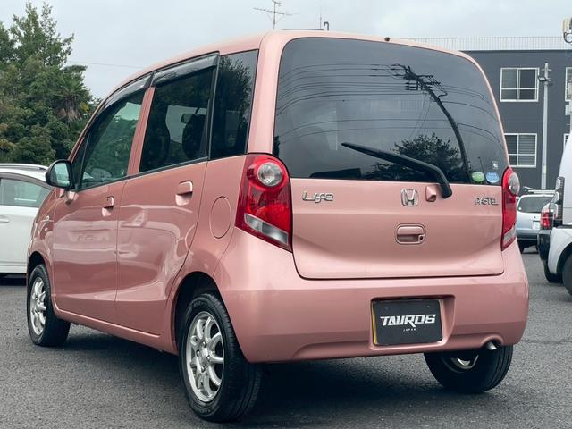 ライフ パステル　車検令和８年４月　社外アルミ　オートエアコン　ＥＴＣ　キーレス　パワーウィンドウ　パワーステアリング　レベライザー　リアワイパー（13枚目）