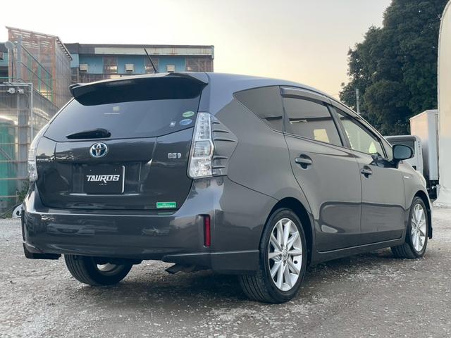 プリウスアルファ Sツーリングセレクション ユーザー買取車 純正ナビ TV バックカメラ 純正AW LEDヘッドライト ETC スマートキープッシュスタート スペアキー(6枚目)