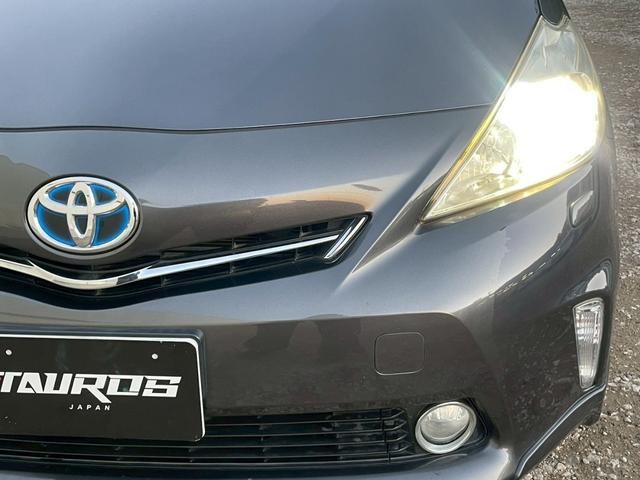 プリウスアルファ Sツーリングセレクション ユーザー買取車 純正ナビ TV バックカメラ 純正AW LEDヘッドライト ETC スマートキープッシュスタート スペアキー(17枚目)