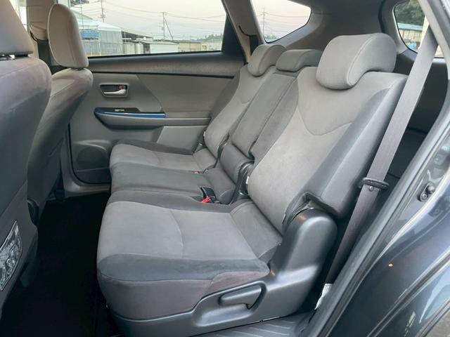 プリウスアルファ Sツーリングセレクション ユーザー買取車 純正ナビ TV バックカメラ 純正AW LEDヘッドライト ETC スマートキープッシュスタート スペアキー(24枚目)