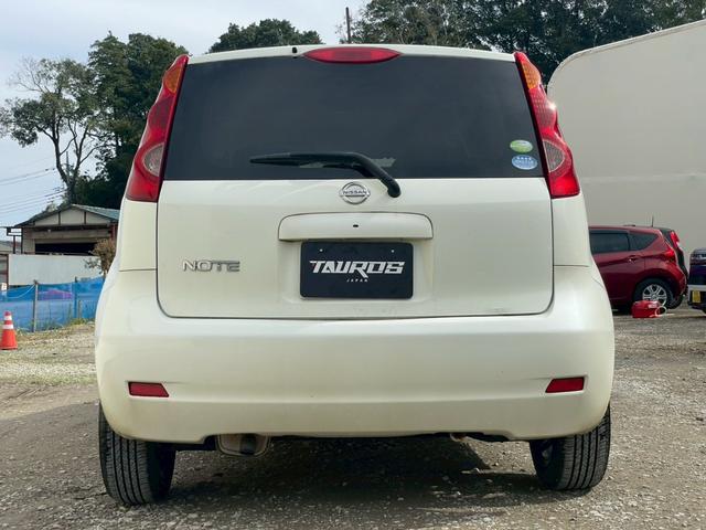 ノート 15X 車検令和8年7月 ナビ 社外15インチアルミホイール レベライザー マニュアルエアコン ETC パワーウィンドウ パワーステアリング(12枚目)