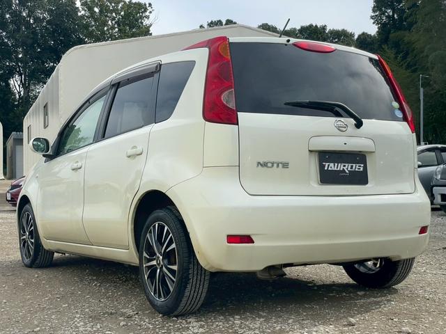 ノート 15X 車検令和8年7月 ナビ 社外15インチアルミホイール レベライザー マニュアルエアコン ETC パワーウィンドウ パワーステアリング(13枚目)