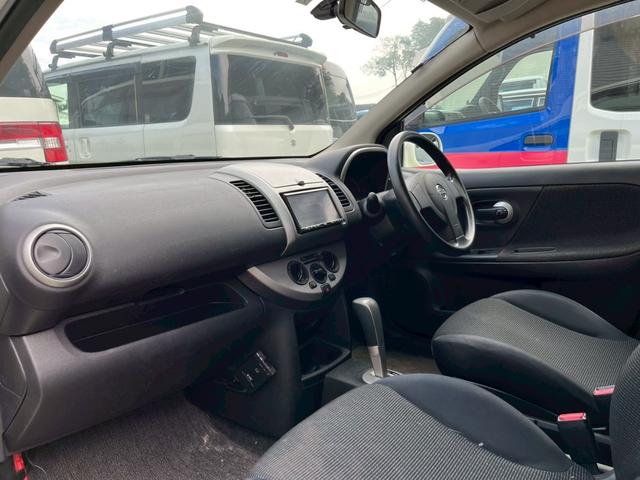 ノート 15X 車検令和8年7月 ナビ 社外15インチアルミホイール レベライザー マニュアルエアコン ETC パワーウィンドウ パワーステアリング(39枚目)