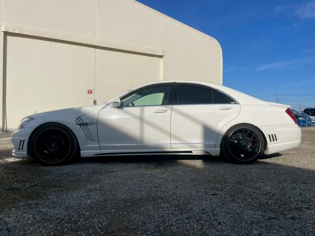 Sクラス S350 サンルーフ 本革 純正ナビ エアロ カメラ テレビ 社外20インチアルミホイール オートエアコン ETC キーレス パワステ(14枚目)