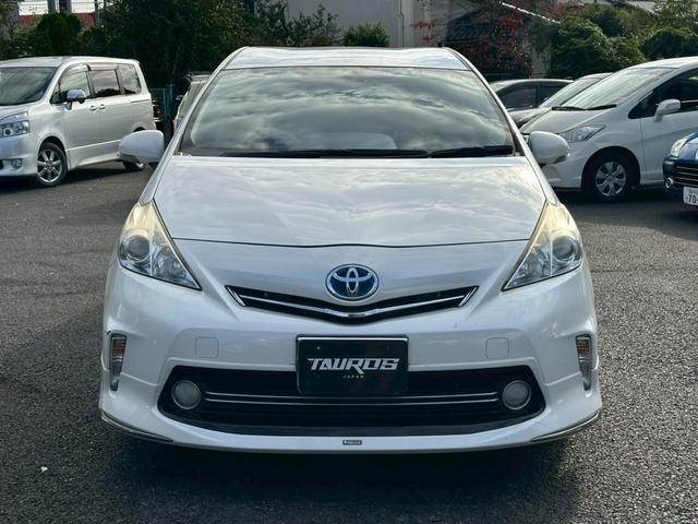 プリウスアルファ S チューン ブラック ユーザー買取車 ナビ TV バックカメラ モデリスタエアロ AW LED ETC スマートキ―プッシュスタート(3枚目)