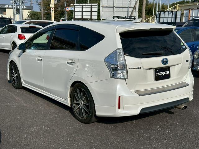 プリウスアルファ S チューン ブラック ユーザー買取車 ナビ TV バックカメラ モデリスタエアロ AW LED ETC スマートキ―プッシュスタート(8枚目)