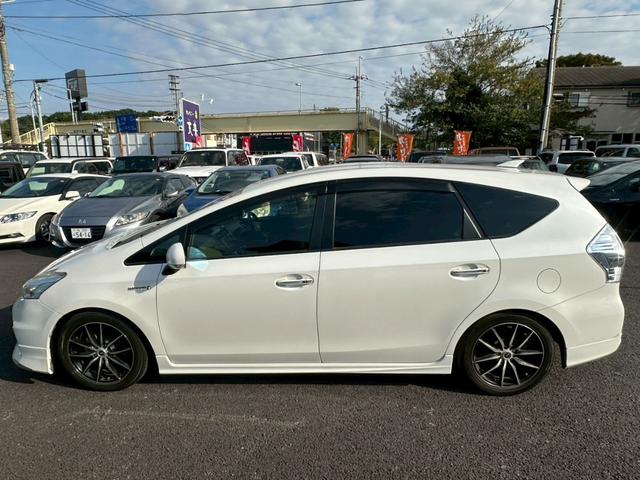 プリウスアルファ S チューン ブラック ユーザー買取車 ナビ TV バックカメラ モデリスタエアロ AW LED ETC スマートキ―プッシュスタート(9枚目)