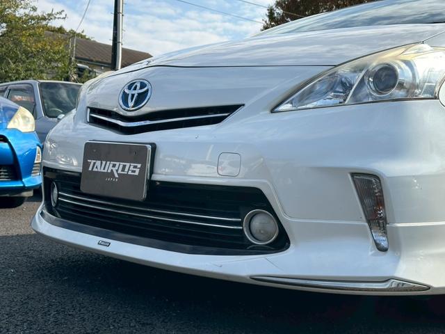 プリウスアルファ S チューン ブラック ユーザー買取車 ナビ TV バックカメラ モデリスタエアロ AW LED ETC スマートキ―プッシュスタート(10枚目)