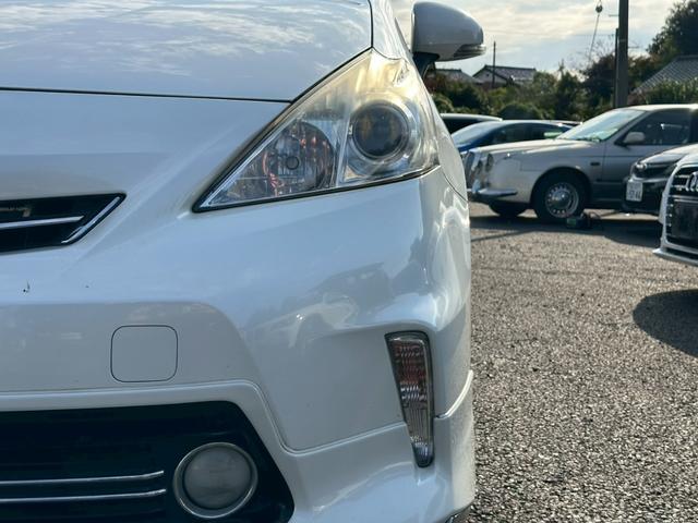 プリウスアルファ S チューン ブラック ユーザー買取車 ナビ TV バックカメラ モデリスタエアロ AW LED ETC スマートキ―プッシュスタート(14枚目)