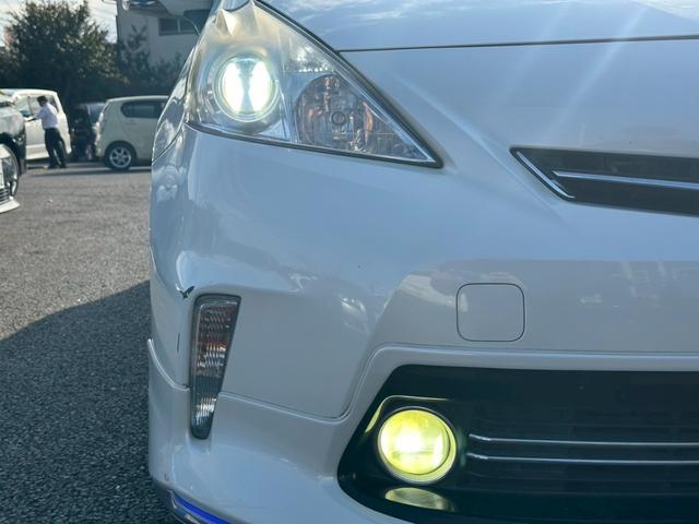 プリウスアルファ S チューン ブラック ユーザー買取車 ナビ TV バックカメラ モデリスタエアロ AW LED ETC スマートキ―プッシュスタート(15枚目)