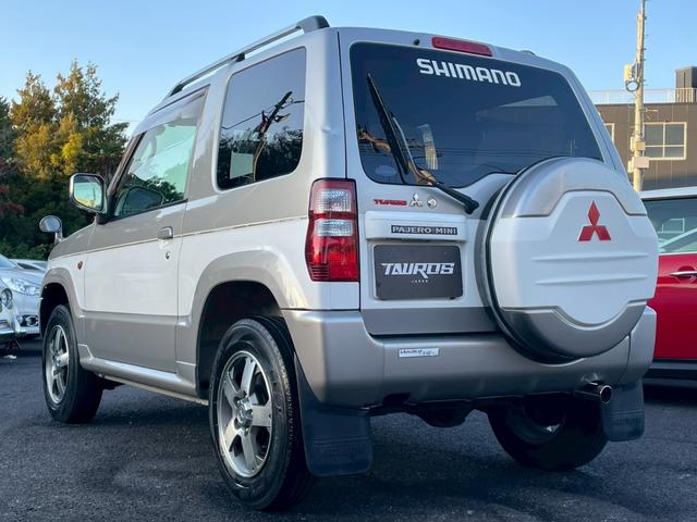 パジェロミニ サウンドビートエディションVR ナビ テレビ 4WD ルーフレール 純正アルミ マニュアルエアコン ETC キーレス ABS 運転席エアバッグ 助手席エアバッグ(10枚目)