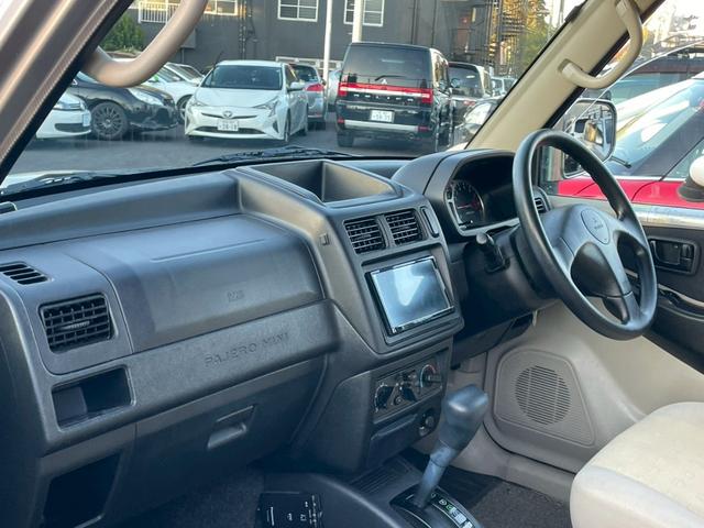 パジェロミニ サウンドビートエディションVR ナビ テレビ 4WD ルーフレール 純正アルミ マニュアルエアコン ETC キーレス ABS 運転席エアバッグ 助手席エアバッグ(31枚目)