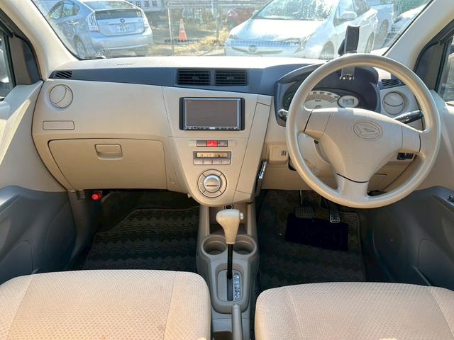 ミラ 　ナビ　ＥＴＣ　オートエアコン　パワーステアリング　パワーウインドウ　１３インチ社外アルミホイール　電動格納ミラー　バイザー（22枚目）