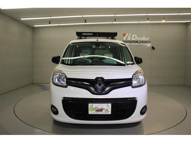 カングー ゼン　１オナ　ディーラー点検記録簿１９枚　ＹＡＫＩＭＡルーフラック　ＣＡＢＡＮＡシート　純正ナビ　リアモニター　ＯＺアルミホイール　ＦＯＣＡＬオーディオ　カロッツェリア製サブウーファー　ＨＩＤヘッドライト（6枚目）