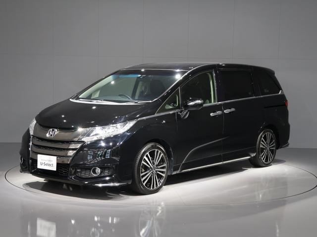 オデッセイ アブソルート　雹災車　あんしんパッケージ　ＬＥＤヘッドライト　左側電動スライドドア　２列目プレミアムクレイドルシート　純正ナビ　Ｂｌｕｅｔｏｏｔｈ接続　リア席モニター　ＥＴＣ　１８インチアルミホイール　Ｒカメ　ＡＣ（8枚目）